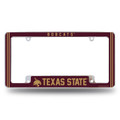 Texas State Bobcats Alternate Chrome License Plate Frame