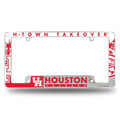 Houston Cougars All Over Chrome License Plate Frame