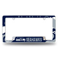 Seattle Seahawks Wave Chrome License Plate Frame