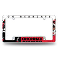 Cincinnati Bearcats All Over Chrome License Plate Frame