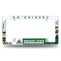 Wright State Raiders All Over Chrome License Plate Frame