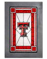 Texas Tech Red Raiders Stained Glass with Frame