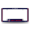 Liberty Flames Alternate Chrome License Plate Frame