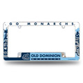 Old Dominion Monarchs All Over Chrome License Plate Frame