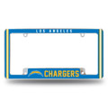 Los Angeles Chargers Alternate Chrome License Plate Frame
