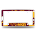 Washington Commanders Wave Chrome License Plate Frame