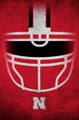 Nebraska Cornhuskers 17" x 26" Ghost Helmet Sign