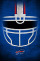 Buffalo Bills 17" x 26" Ghost Helmet Sign