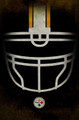 Pittsburgh Steelers 17" x 26" Ghost Helmet Sign