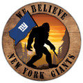 New York Giants Bigfoot 12" Circle Sign