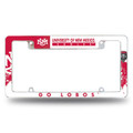 New Mexico Lobos All Over Chrome License Plate Frame