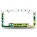 Colorado State Rams All Over Chrome License Plate Frame
