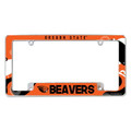 Oregon State Beavers Wave Chrome License Plate Frame
