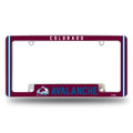 Colorado Avalanche Alternate Chrome License Plate Frame
