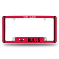 Chicago Bulls Alternate Chrome License Plate Frame