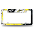 Utah Jazz Tie Dye Chrome License Plate Frame