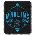 Miami Marlins 46" x 60" Ace Jacquard Throw Blanket