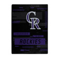 Colorado Rockies 60" x 80" Digitize Raschel Throw Blanket