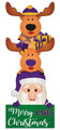 LSU Tigers 31" Santa Stack Leaner