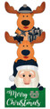Utah State Aggies 31" Santa Stack Leaner