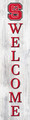 North Carolina State Wolfpack 48" Welcome Leaner