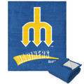 Seattle Mariners 50" x 60" Throwback Silk Touch Sherpa Throw Blanket
