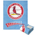 St. Louis Cardinals 50" x 60" Throwback Silk Touch Sherpa Throw Blanket