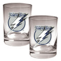 Tampa Bay Lightning NHL Rocks Glass - Set of 2