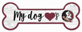 Florida State Seminoles 6" x 12" Dog Bone Sign