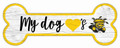 Wichita State Shockers 6" x 12" Dog Bone Sign