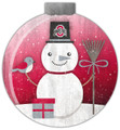 Ohio State Buckeyes 12" Snow Globe Wall Art