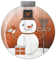 Texas Longhorns 12" Snow Globe Wall Art