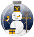 West Virginia Mountaineers 12" Snow Globe Wall Art