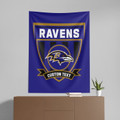 Baltimore Ravens 50" x 60" Allegiance Personalized Wall Hanging