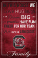 South Carolina Gamecocks 17" x 26" In This House Sign