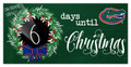 Florida Gators 6" x 12" Chalk Christmas Countdown Sign