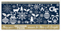 Georgia Tech Yellow Jackets 6" x 12" Merry & Bright Sign