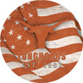 Texas Longhorns 12" Team Color Flag Circle Sign