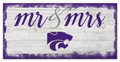 Kansas State Wildcats Script Mr. & Mrs. Sign