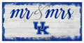 Kentucky Wildcats Script Mr. & Mrs. Sign