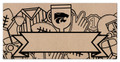 Kansas State Wildcats Name Banner Coloring Sign