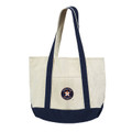 Houston Astros Canvas Tote with Colored Strap
