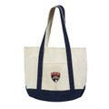Florida Panthers Canvas Tote with Colored Strap