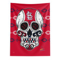 St. Louis Cardinals 50" x 60" Candy Skull Wall Hanging