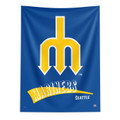 Seattle Mariners 50" x 60" Cooperstown Collection Throwback Wall Hanging