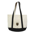 Vegas Golden Knights Canvas Tote with Colored Strap