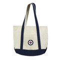 Winnipeg Jets Canvas Tote with Colored Strap