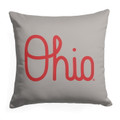 Ohio State Buckeyes 18" x 18" Script Throw Pillow