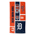 Detroit Tigers 30" x 60" Colorblock Personalized Beach Towel