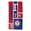 Texas Rangers 30" x 60" Colorblock Personalized Beach Towel